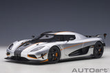 Autoart 79024 1/18 KOENIGSEGG AGERA RS (MOON SILVER/BLACK ACCENTS)