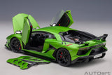 Autoart 79178 1/18 LAMBORGHINI AVENTADOR SVJ (VERDE ALCEO/MATT GREEN)