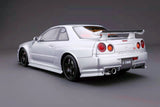 onemodel 1/18 nismo r34 gt-r z-tune silver