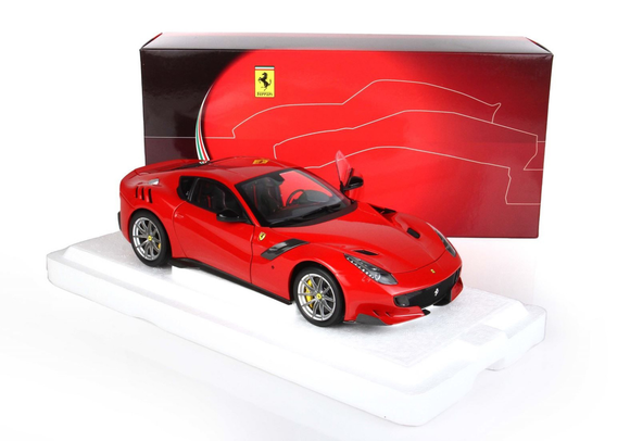 BBR 1/18 FERRARI F12 TDF 2016 - Rosso Corsa - DIE CAST - BBR182101-21