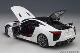 Autoart 78851 1/18 LEXUS LFA (WHITEST WHITE/CARBON BLACK)