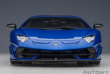 Autoart 79174 1/18 LAMBORGHINI AVENTADOR SVJ (BLU NETHUNS/METALLIC BLUE) Scale model car